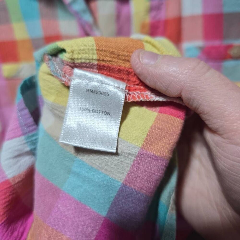 Pendleton Plaid Multicolor Button Down Shirt - image 4